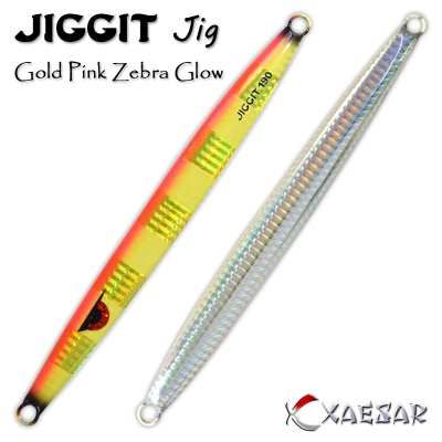 Xaesar JIGGIT Jig Gold Pink Zebra Glow