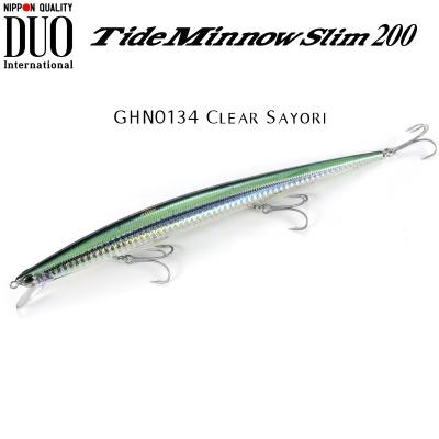 DUO Tide Minnow Slim 200 | GHN0134 Clear Sayori