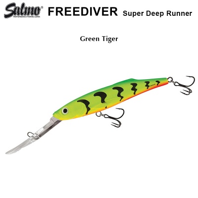 Salmo Freediver 9cm GRT | Green Tiger