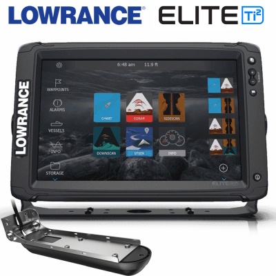 Lowrance Elite-9 Ti2 with 3-в-1 transducer CHIRP | SideScan | DownScan