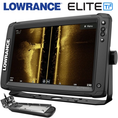 Lowrance Elite-12 Ti2 with 3-in-1 transducer SideScan