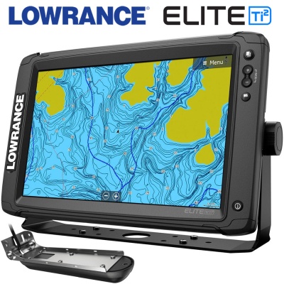 Lowrance Elite-12 Ti2 with 3-in-1 transducer Chart