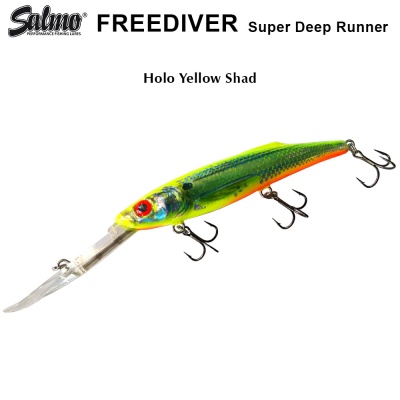 Salmo Freediver 12cm | HYSHYS | Holographic Yellow Shad
