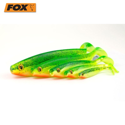 Fox Rage Pro Shad UV 10см | лимонный тигр | Силиконовая рыбка