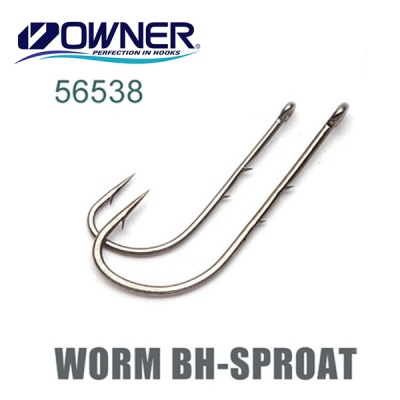 Owner Worm BH Sproat | Куки за риболов с червей