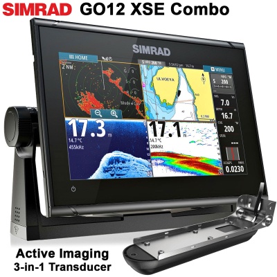 Сонар Simrad GO12 XSE + Active Imaging 3-in-1 Сонда