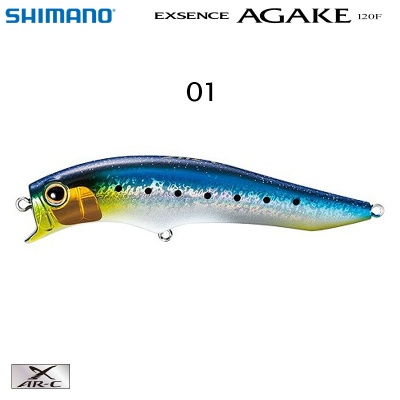Shimano Exsence Agake 120F 01T