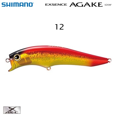 Shimano Exsence Agake 120F | Повърхностен Воблер