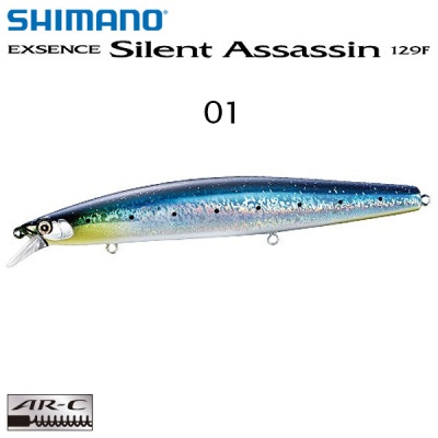 Shimano Exsence Silent Assassin 129F 01T