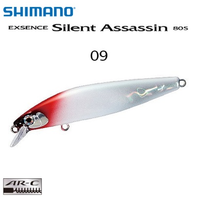Shimano Exsence Silent Assassin 80S 09T