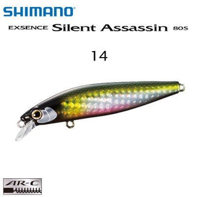Shimano Exsence Silent Assassin 80S 14T