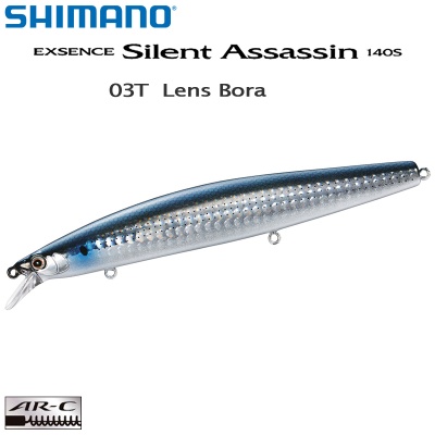 Shimano Exsence Silent Assassin 140S 03T Lens Bora
