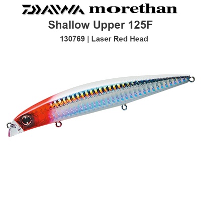  Daiwa Morethan Shallow Upper 125F 130769 | Laser Red Head