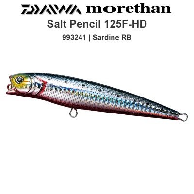 Daiwa Morethan Salt Pencil 125F-HD 993241 | Sardine RB