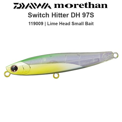 Daiwa Morethan Switch Hitter DH 97S | 119009 | Lime Head Small Bait