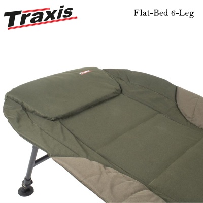 Traxis Flat Bed 6-Leg | Foldable Carp Bed