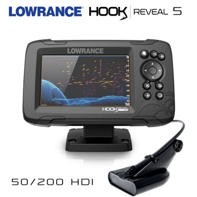 Крюк Lowrance REVEAL 5 | Зонд 50/200 HDI