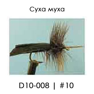 English Dry Fly | D10/008 Black Roofwing