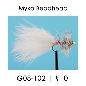 English Beadhead Fly | G08/102 Woolly Bugger White