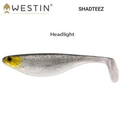 Налобный фонарь Westin Shad Teez 9 см | Силиконовая рыбка