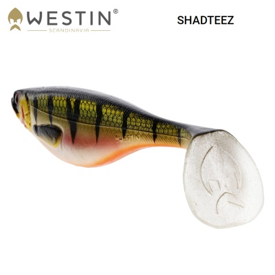 Westin Shad Teez Crystal Perch 9 см | Силиконовая рыбка
