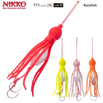 Nikko Pin Style Jig | Rockfish | Color Chart