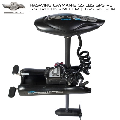 Haswing Cayman-B 55 GPS 48" BLACK | 12V Trolling motor