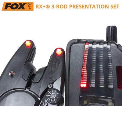 Набор из 3 удилищ Fox RX+ | Набор сигналов