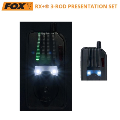 Набор из 3 удилищ Fox RX+ | Набор сигналов