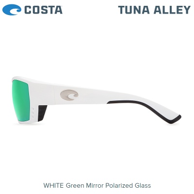 Слънчеви очила Costa Tuna Alley | White | Green Mirror 580G | TA 25 OGMGLP