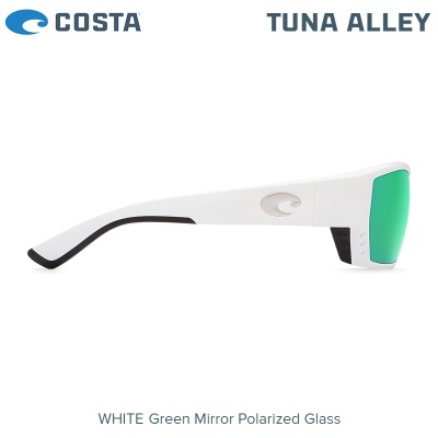Слънчеви очила Costa Tuna Alley | White | Green Mirror 580G | TA 25 OGMGLP