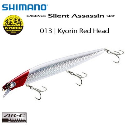Shimano Exsence Silent Assassin 140F | XM-140N | 013 | Kyorin Red Head