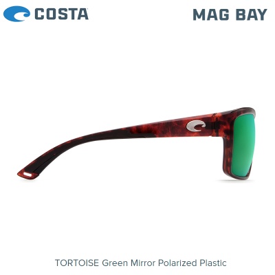 Costa Mag Bay | Tortoise | Green Mirror 580P | AA 10 OGMP