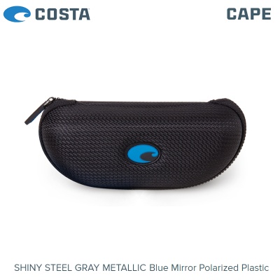 Costa Cape | Shiny Steel Gray Metallic | Blue Mirror 580P | CAP 199 OBMP
