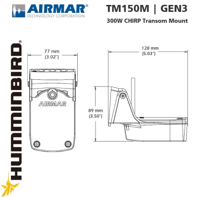 Airmar TM150M Gen3 | Humminbird | CHIRP сонда
