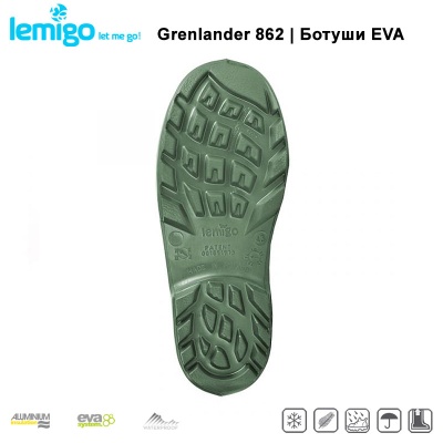 Lemigo Grenlander 862 | EVA boots with lining