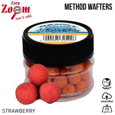 Carp Zoom Feeder Competition Method Wafters Strawberry