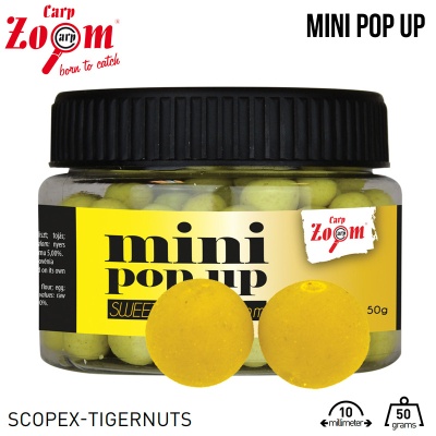 Carp Zoom Mini Pop Up 10mm Scopex Tigernuts