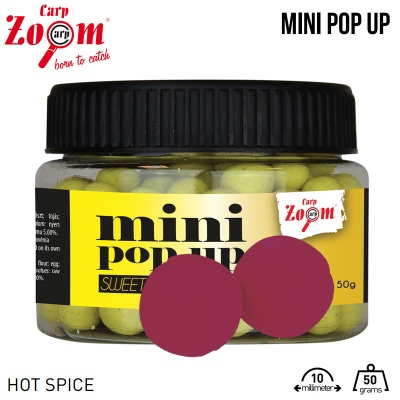 Carp Zoom Mini Pop Up 10mm Hot Spice