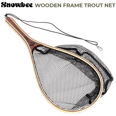 Snowbee Wooden Frame Hand Trout Net