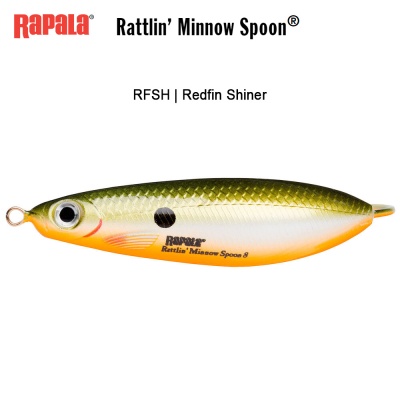 Rapala Rattlin Minnow Spoon | RFSH Redfin Shiner | Воблер