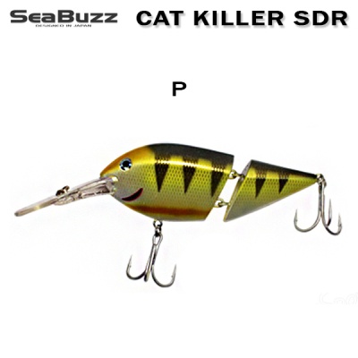 Sea Buzz Cat Killer SDR 120F | P | Тролинг воблер