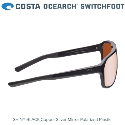 Слънчеви очила Costa OCEARCH® Switchfoot | Shiny Black | Copper Silver Mirror 580P | SWF 11OC OSCP