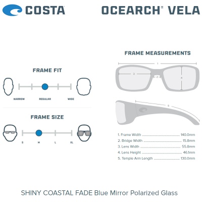 Costa OCEARCH® Vela | Size