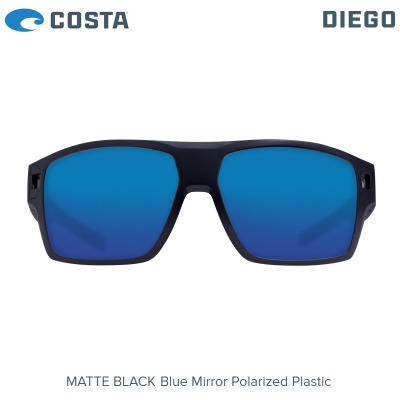 Слънчеви очила Costa Diego | Matte Black | Blue Mirror 580P | DGO 11 OBMP