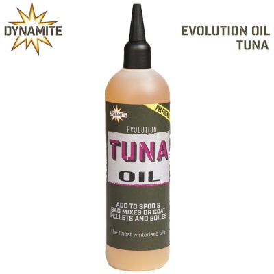 Dynamite Baits Evolution Oil 300ml | Liquid Attractant Tuna | DY1236