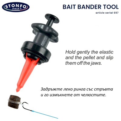 Stonfo Bait Bander Tool Art.697 Elastic Band Opener