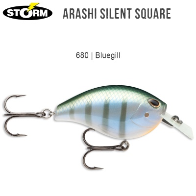 Кранкбейт Storm Arashi Silent Square 5.5cm | ASQS03 | 680 Bluegill