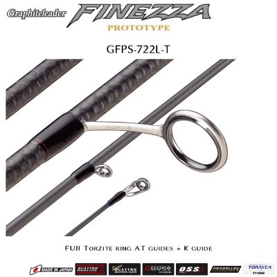 Graphiteleader Finezza Prototype GFPS-722L-T | Fuji TORZITE guides