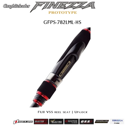 Finezza Prototype GFPS-782LML-HS | Fuji VSS reel seat